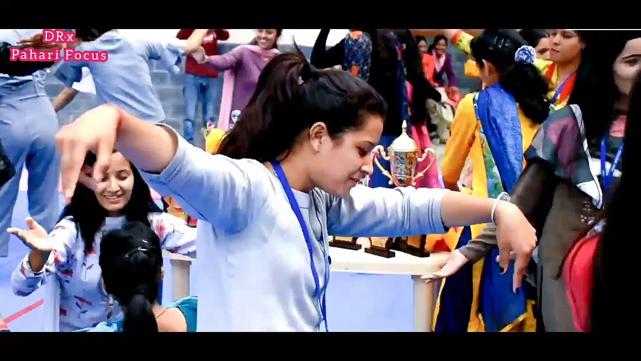 Pahari dance on Pink Plazo at Ani college Kullu Dev bhoomi Himachal Pradesh IIPahari Focus VideoII