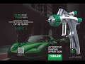 ITALCO versatile spray gun for car refinishing , innovative design , ultimate comfortable operation