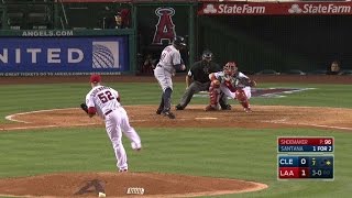 CLE@LAA: Shoemaker issues first walk after 49 K's