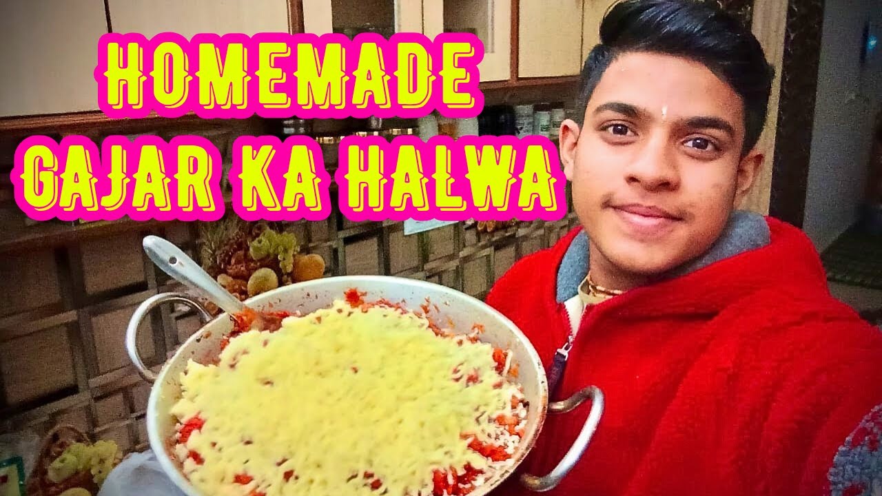 Homemade Gajar Ka Halwa😃
