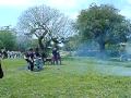 Presidio La Bahia - Goliad, TX - 2010 reenactment - Spanish cannons fire