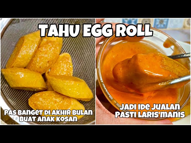 CARA MEMBUAT EGG ROLL HOKBEN DARI TAHU TERENAK DAN SIMPEL COCOK BANGET JADI IDE JUALAN AUTO LARIS class=