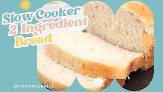 Slow Cooker 2-Ingredient Bread High Protein Bread