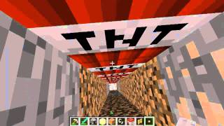 Minecraft 1.0 5280 TNT block trench explosion. Wheee!