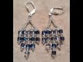 Crystal Cube Earrings Tutorial