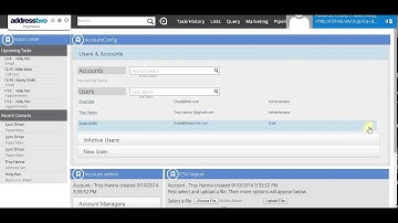 How to Change Usernames and Passwords In AddressTwo CRM