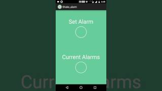 Shake alarm instruction video screenshot 1