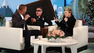 Ellen Scares Will Smith for the 'Gram