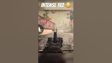 INTENSE 1v2 CLUTCH in Warzone Mobile! #shorts #warzonemobile