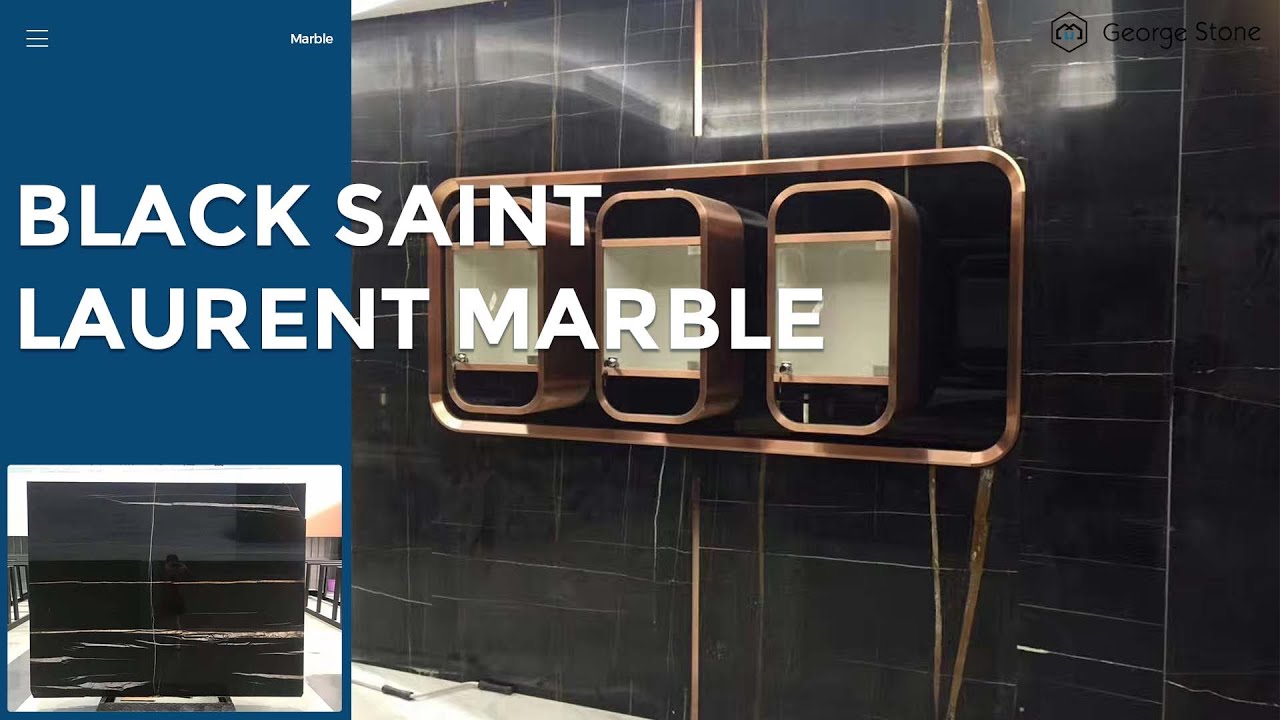 Black Saint Laurent Marble | Black Marble | Marble Supplier 