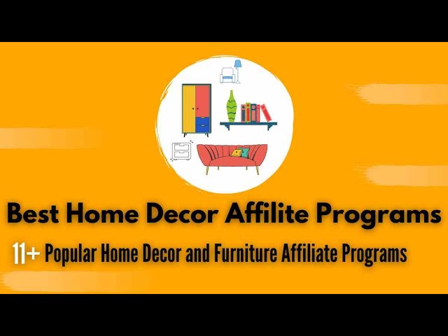 11+ Best Home Decor Affiliate Programs 2022 - YouTube