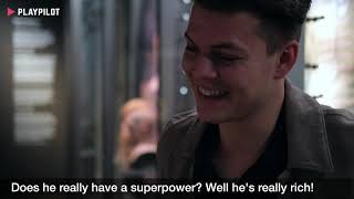 What super hero would Alex Høgh Andersen from Vikings like to play?