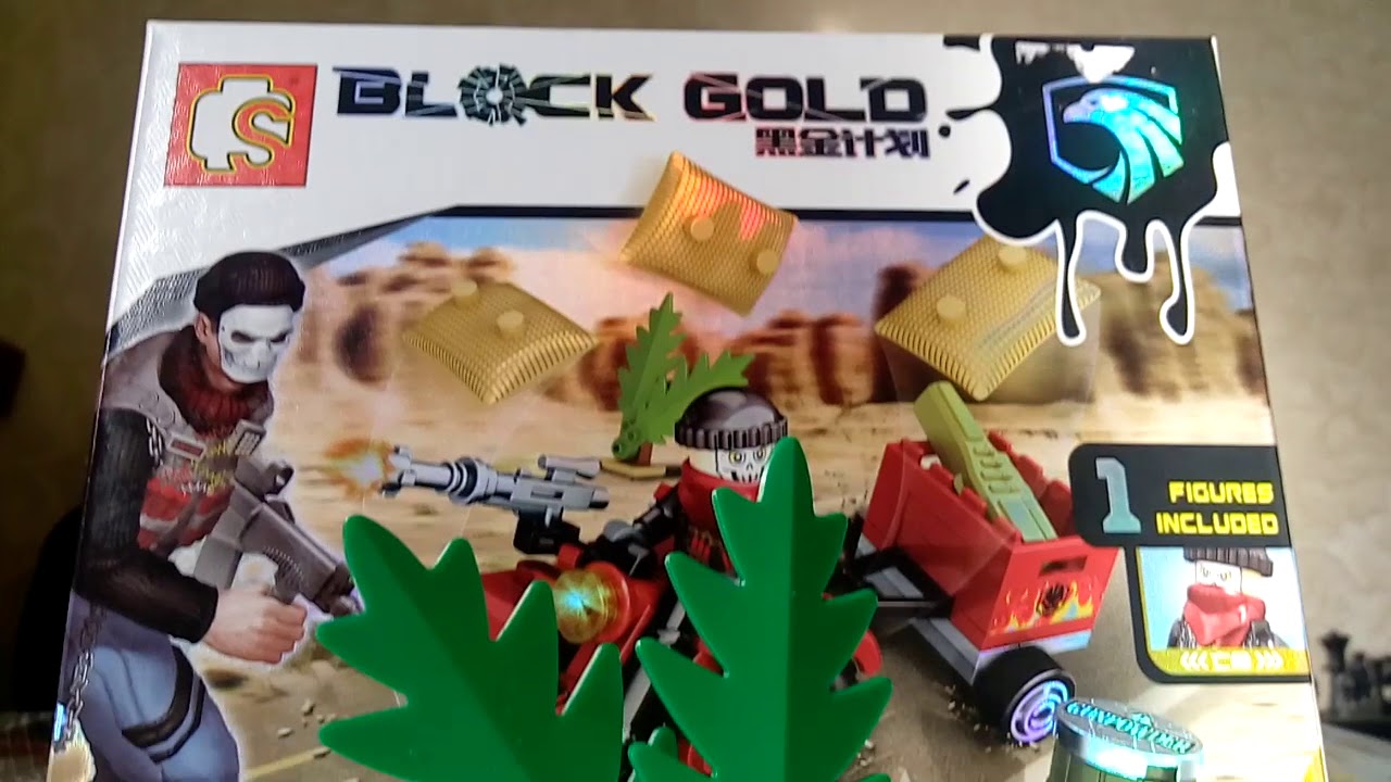 Обзор на лего набор Block Gold