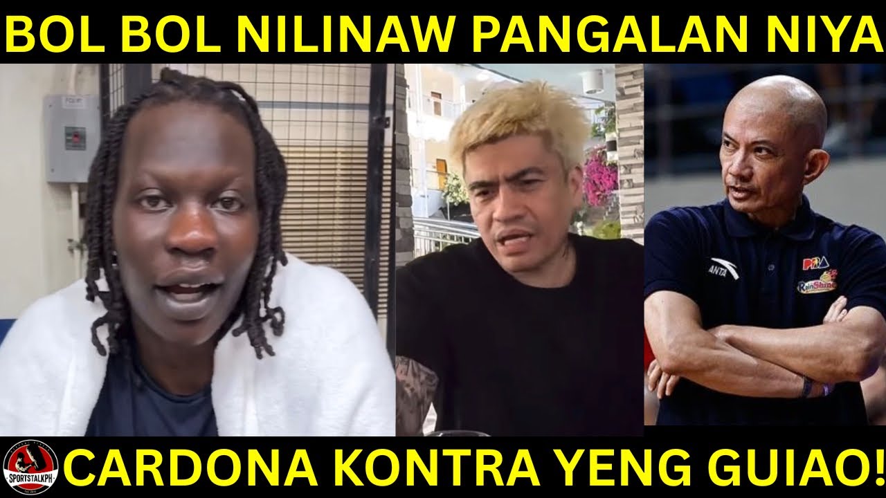 Bol Bol PINALIWANAG sa mga Pinoy kung bakit Bol Bol pangalan niya! | Cardona KINONTRA si Yeng Guiao