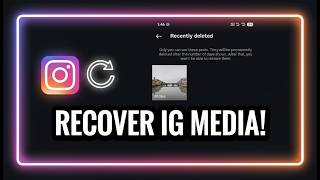 How To Recover Deleted Instagram Photos Videos 2026 Guide