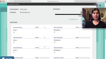 How to Grade and Provide Feedback in Buncee!
