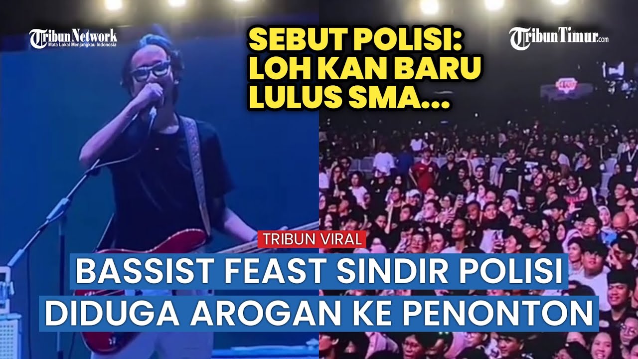 BASSIST FEAST PROTES POLISI USAI PENONTON DIPUKUL KARENA BAWA BENDERA ONE PIECE DI RI FEST 2025