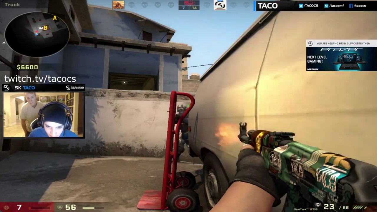 CS:GO | JDM spectates Taco on a 1v1 IRL - YouTube