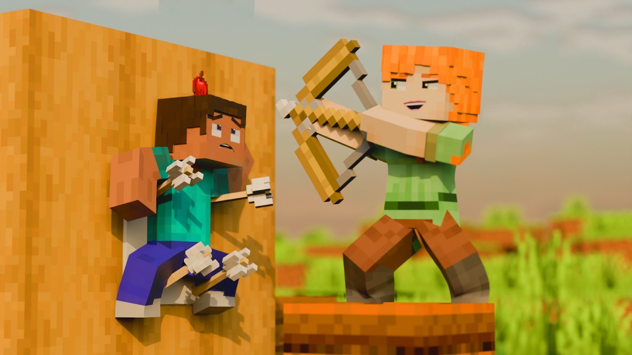 Apple Shot Gone Wrong | Minecraft Animation - YouTube