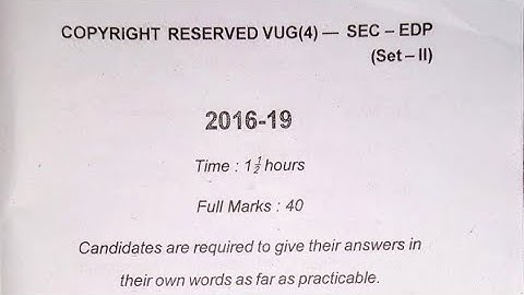 semester4 set2 EDP(SEC)b.com(honours)vbu UG)2016-19