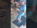 Footage shows customer who 'threw tomatoes on the floor' when told he couldn't do one thing