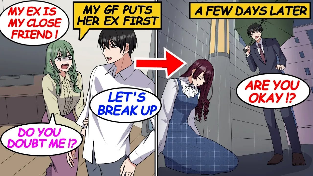 I live with my gf, and we broke up because she repeatedly prioritized her ex over me... [Manga]
