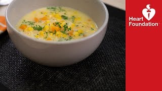 Dairy-Free Corn Chowder Heart Foundation Nz