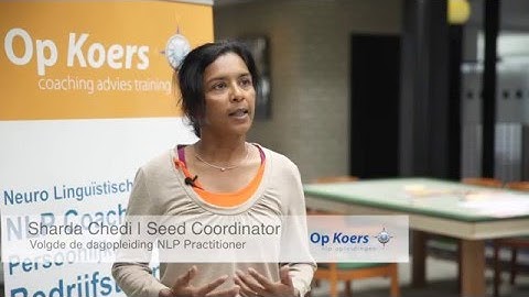Testimonial NLP Practitioner opleiding Sharda bij Op Koers NLP Opleidingen