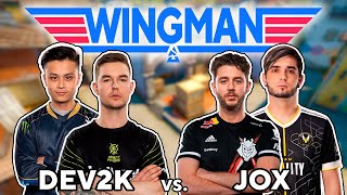 TEAM WORK MAKES THE DREAM WORK! - dev1ce/Stewie2K vs. JaCkz/shox | BLAST Wingman