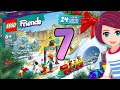 Opening door 7 of LEGO Friends advent calendar 2023