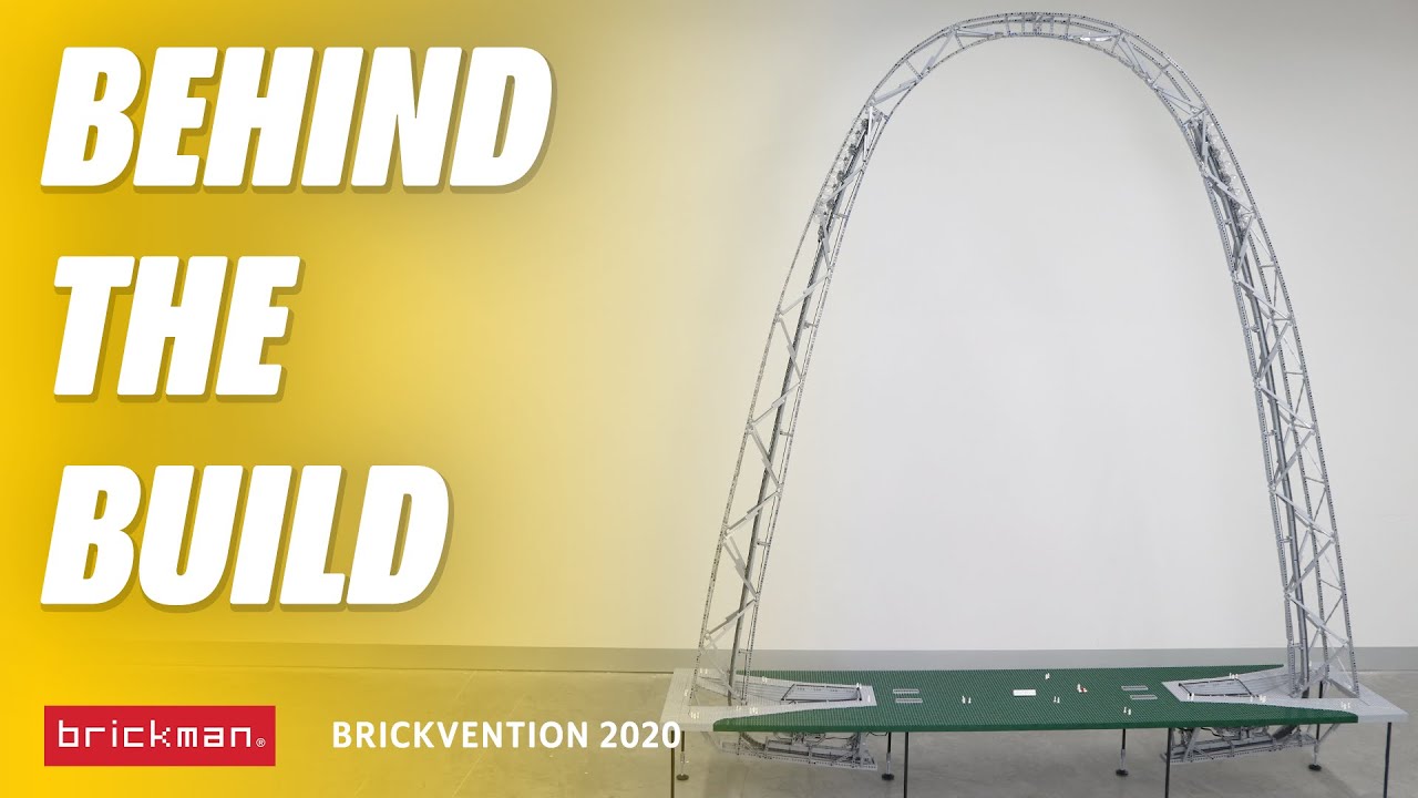 Behind the Build: Brickvention 2020 LEGO® St Louis Gateway Arch - YouTube