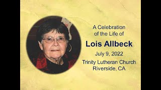 In Loving Memory of Lois Allbeck