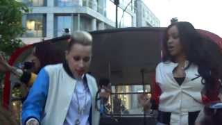 Stooshe - Slip (Live on a moving double decker bus)