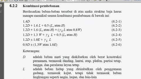 Beban uji untuk beton sap 2000 BAB 3 PART 4
