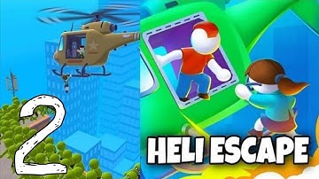 HELICOPTER ESCAPE 3D - Walkthrough Gameplay Part 1 - ALL LEVELS 1-10 (iOSndroid)