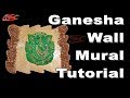 How to make Ganesha Wall Mural | Room Decor | JK Arts 1681