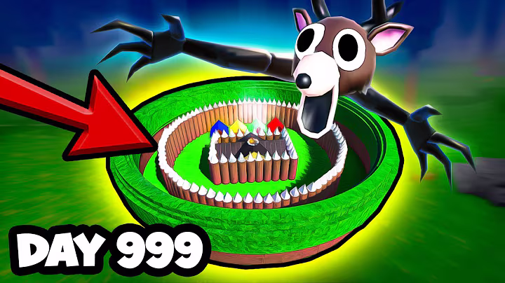 I Built the SAFEST AFK BASE in 99 Nights in the Forest! (Roblox)
