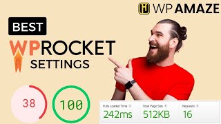 Best WP Rocket Settings | Speed Up WordPress Website | WordPress Speed Optimization | WP Amaze
