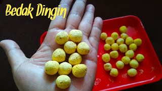 BEDAK DINGIN DARI BAHAN ALAMI BERAS DAN KUNYIT