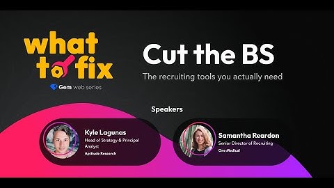Tech Stack Clear Up: How To Make It Simple Again with Gem AI #TechStack #AIRecruitment