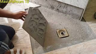 Install the sewage drain in its original place