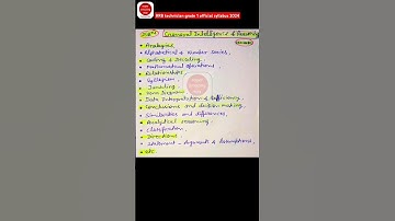 RRB technician grade 1 signal official syllabus 2024 exam #rrbtechnician  #rrbtechniciansyllabus