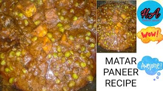 Shahi Matar Paneer Masala Recipe|Matar Paneer Recipe In Hindi•shahimatarpaneerrecipematarpaneer