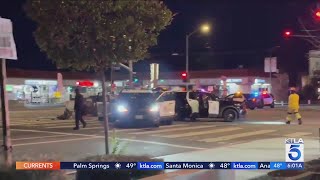 Lapd Officers Involved In San Fernando Valley Crash