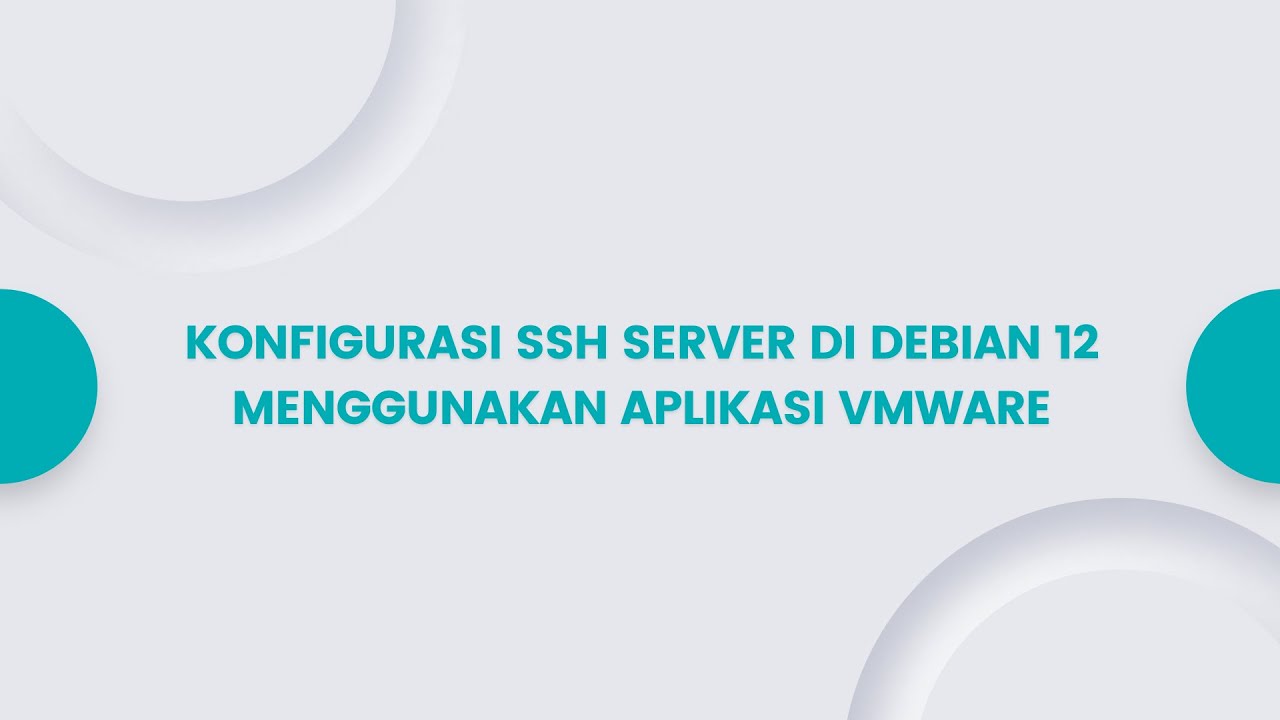 cara mudah konfigurasi SSH SERVER di DEBIAN 12 menggunakan aplikasi ...