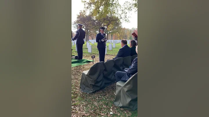 Lawrence S Holcomb Funeral at Arlington