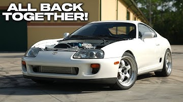 Building a Custom Intercooler Setup for the Supra!