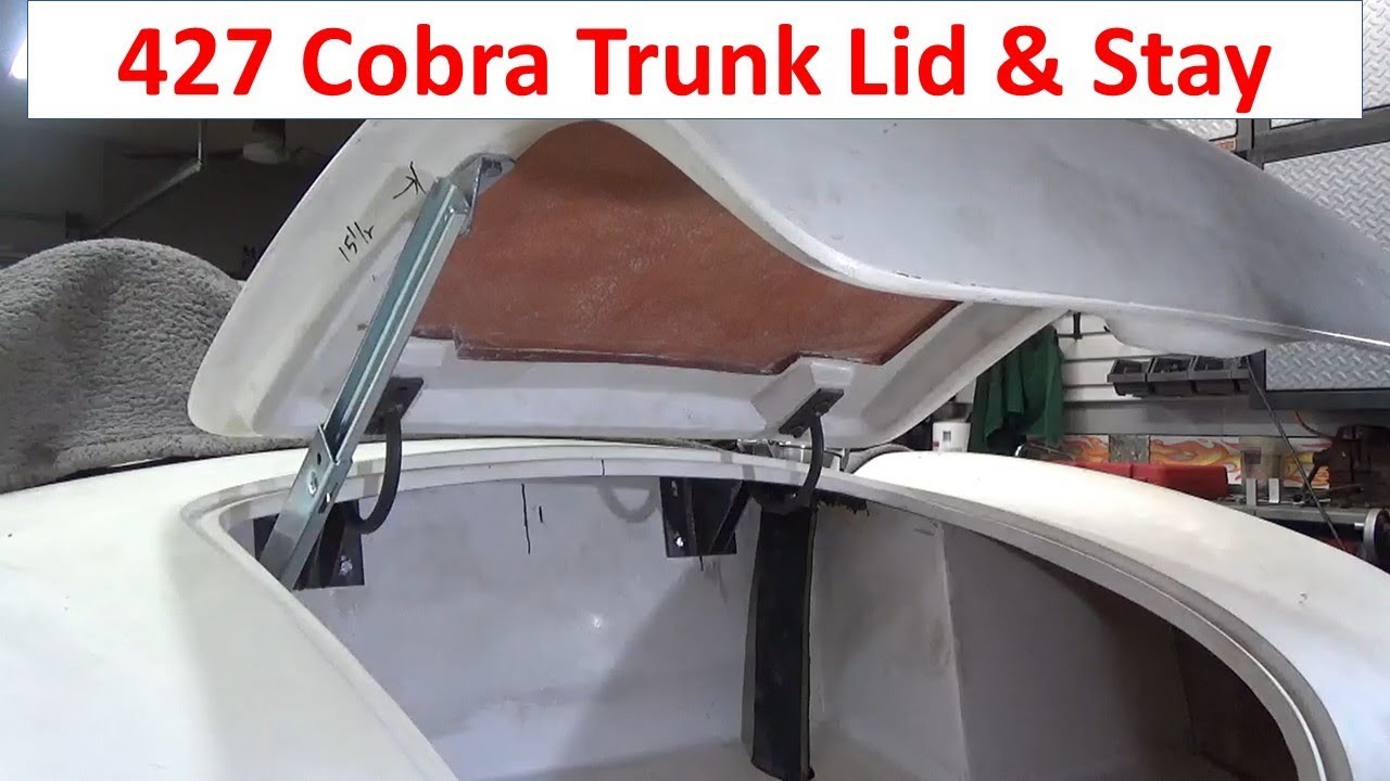 427 Cobra Replica - Street Beast 1996 Kit Car Installing the trunk Lid & Stay