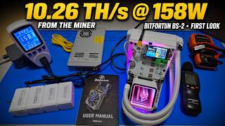 Bitfortun BS-2 v2 firmware stock hashrate, noise levels and my first impression! 10Th from 2x BM1373