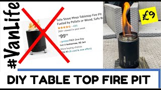 Don&#39;t buy Solo Stove Mesa until you watch this!  DIY Table Top Fire Pit.